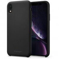 Spigen Silicone Fit carcasă pentru iPhone XR - negru