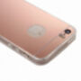 Capac de protecţie spate, tip oglindă, pentru iPhone 5 / 5S / SE (2016) – roz