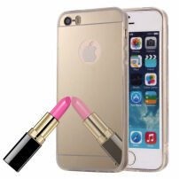 Capac de protecţie spate, tip oglindă, pentru iPhone 5 / 5S / SE (2016) – auriu