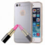 Capac de protecţie spate, tip oglindă, pentru iPhone 5 / 5S / SE (2016) – argintiu