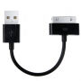 Cablu scurt de încărcare şi de sincronizare, cu 30 pini, pentru iPhone / iPod / iPad -12cm – negru
