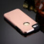 Capac metalic de protecţie spate MOTOMO pentru Apple iPhone 5 / 5S / SE (2016) – roz-auriu (Rose Gold)