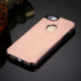 Capac metalic de protecţie spate MOTOMO pentru Apple iPhone 5 / 5S / SE (2016) – roz-auriu (Rose Gold)
