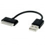 Cablu scurt de încărcare şi de sincronizare, cu 30 pini, pentru iPhone / iPod / iPad -12cm – negru