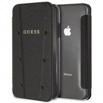 Carcasă Guess Kaia Book case, pentru iPhone X / XS - negru