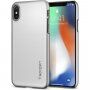 Spigen Thin Fit carcasă subțire pentru iPhone X - argintiu