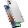 Spigen Thin Fit carcasă subțire pentru iPhone X - argintiu