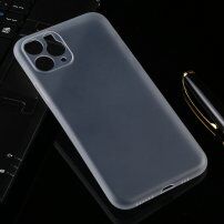 Carcasă mată super-subțire, pentru iPhone 11 Pro - transparent
