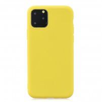 Carcasă moale de protecție, pentru iPhone 11 Pro - galben