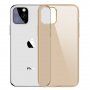 Baseus carcasă transparentă din plastic moale, pentru iPhone 11 Pro Max - auriu