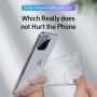 Baseus carcasă transparentă din plastic moale, pentru iPhone 11 Pro Max - auriu