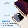 Baseus carcasă transparentă din plastic moale, pentru iPhone 11 Pro Max - auriu