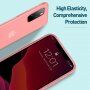 Baseus carcasă transparentă din silicon, pentru iPhone 11 Pro Max - roșu