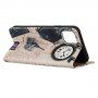 Husă flip cu stativ, scrisori din Paris pentru iPhone 11 Pro - color