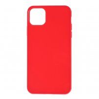 Carcasă netedă din plastic, pentru iPhone 11 - roșu