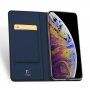 Dux Ducis husă flip cu stativ pentru iPhone 11 - albastru