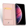 Dux Ducis husă flip cu stativ pentru iPhone 11 Pro Max - roz-auriu