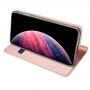 Dux Ducis husă flip cu stativ pentru iPhone 11 Pro Max - roz-auriu