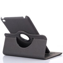 Husă / carcasă cu suport rotativ şi port-act, pentru iPad mini 4 – gri