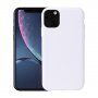 Howmark carcasă moale cauciucată pentru iPhone 11 Pro Max - alb