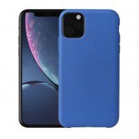 Howmark carcasă moale cauciucată pentru iPhone 11 Pro Max - albastru
