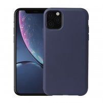 Howmark carcasă moale cauciucată pentru iPhone 11 Pro Max - albastru închis