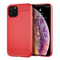 Mofi carcasă cu textură șlefuită, pentru iPhone 11 Pro Max - roșu