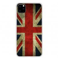Carcasă din plastic moale, pentru iPhone 11 - steag retro Anglia,