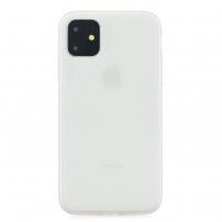 Carcasă din plastic moale, pentru iPhone 11 Pro - alb
