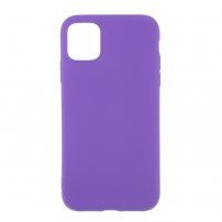 Carcasă mată din plastic moale, pentru iPhone 11 - violet