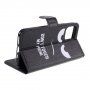 Husă flip cu stativ, Do not touch my phone, pentru iPhone 11 Pro - negru