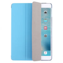 Carcasă cu suport şi cu partea din spate din plastic durificat, pentru iPad 9,7" (2017/2018) / Air - albastru