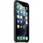 Carcasă originală Apple, din piele, pentru iPhone 11 Pro Max - negru