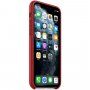 Carcasă originală Apple, din piele, pentru iPhone 11 Pro Max - roșu