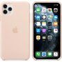 Carcasă originală Apple, din silicon, pentru iPhone 11 Pro Max - roz nisipiu