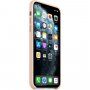 Carcasă originală Apple, din silicon, pentru iPhone 11 Pro Max - roz nisipiu