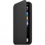 Husă flip originală Apple Folio, din piele, pentru iPhone 11 Pro - negru