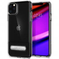 Spigen Slim Armor Essential S carcasă cu stativ pentru iPhone 11 Pro Max - transparent