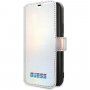 Guess Iridescent Book husă flip pentru iPhone 11 - argintiu