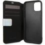 Guess Iridescent Book husă flip pentru iPhone 11 Pro Max - argintiu