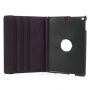 Carcasă de protecție rotativă la 360°, pentru iPad 9,7" (2017/2018) / Air 1 / 2 / Pro 9,7" - violet