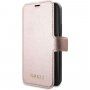 Guess Iridescent Book husă flip pentru iPhone 11 Pro Max - roz