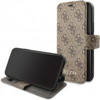 Guess 4G Book husă flip pentru iPhone 11 Pro - maro