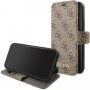 Guess 4G Book husă flip pentru iPhone 11 - maro