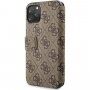 Guess 4G Book husă flip pentru iPhone 11 - maro