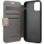 Guess 4G Book husă flip pentru iPhone 11 - maro