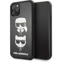 Karl Lagerfeld & Choupette carcasă pentru iPhone 11 Pro Max - negru