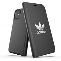 Adidas Originals Booklet Basic husă flip pentru iPhone 11 - negru