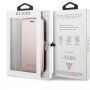 Guess Iridescent Book husă tip portofel pentru iPhone 11 - roz