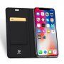 Dux Ducis husă flip pentru iPhone XR - negru
